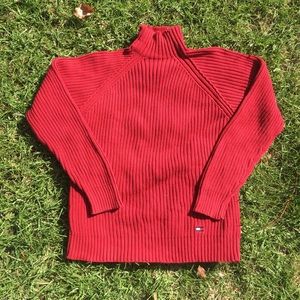 tommy hilfiger mock neck sweater